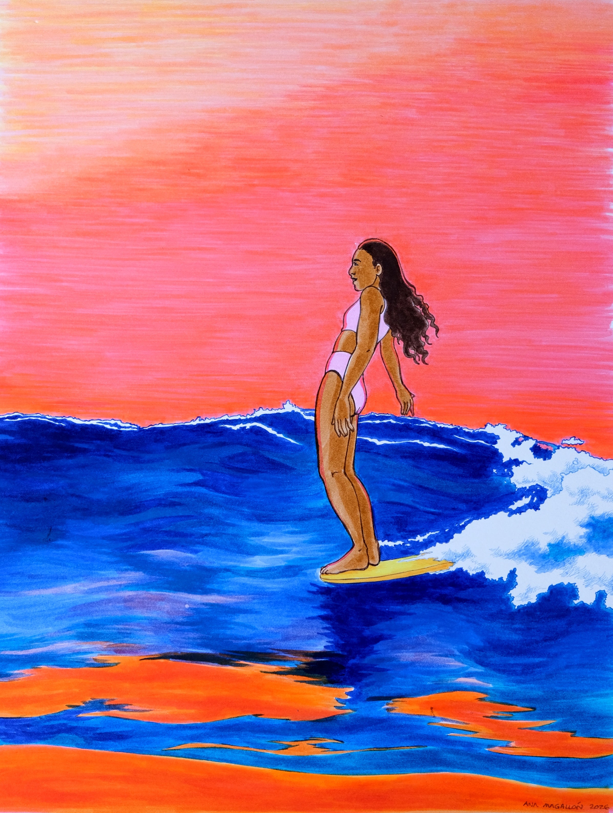 Afterglow Noserider Print – 11x14in
