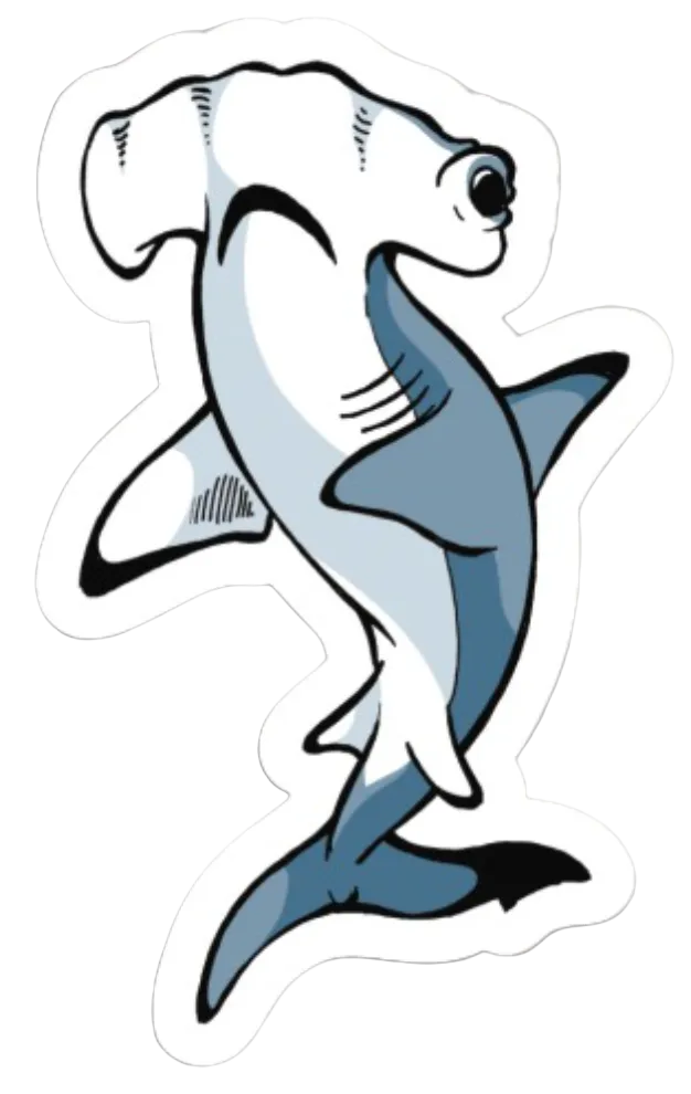 Hammerhead Shark Sticker